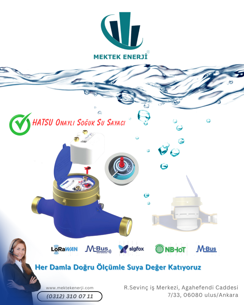 🔹 HATSU Onaylı Volumetrik Kuru Tip Su Sayacı ile Güvenilir Su Ölçümü